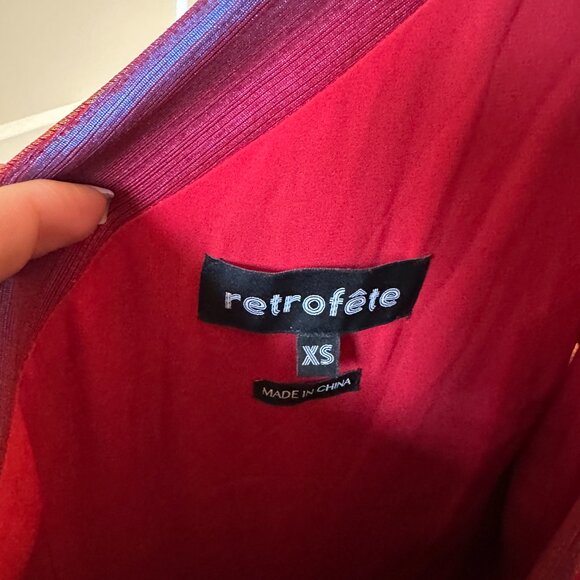 Retrofête Andrea Rainbow Dress, Size XS in Excellent Condition - Picture 7 of 8